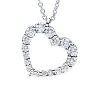Collana Recarlo Donna Anniversary in Oro bianco Diamante 0.22 Ct P01CU009/022-45 - P01CU009/022-45